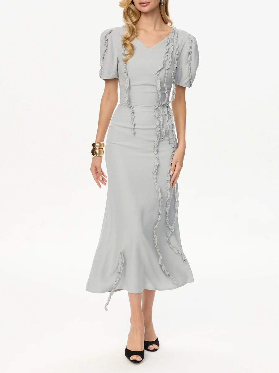 Платье из вискозы