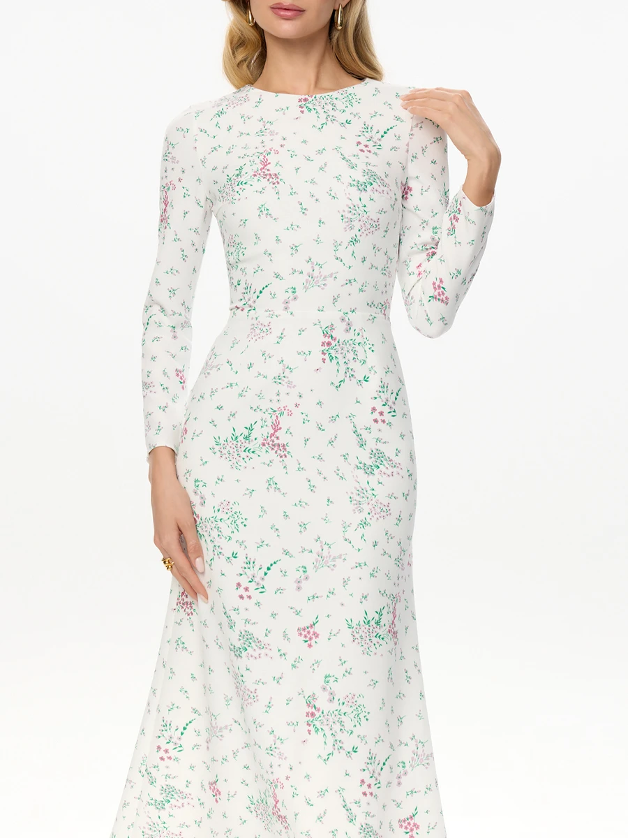 Платье с принтом