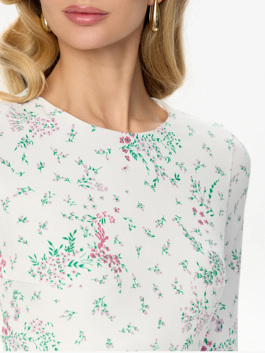 Платье с принтом