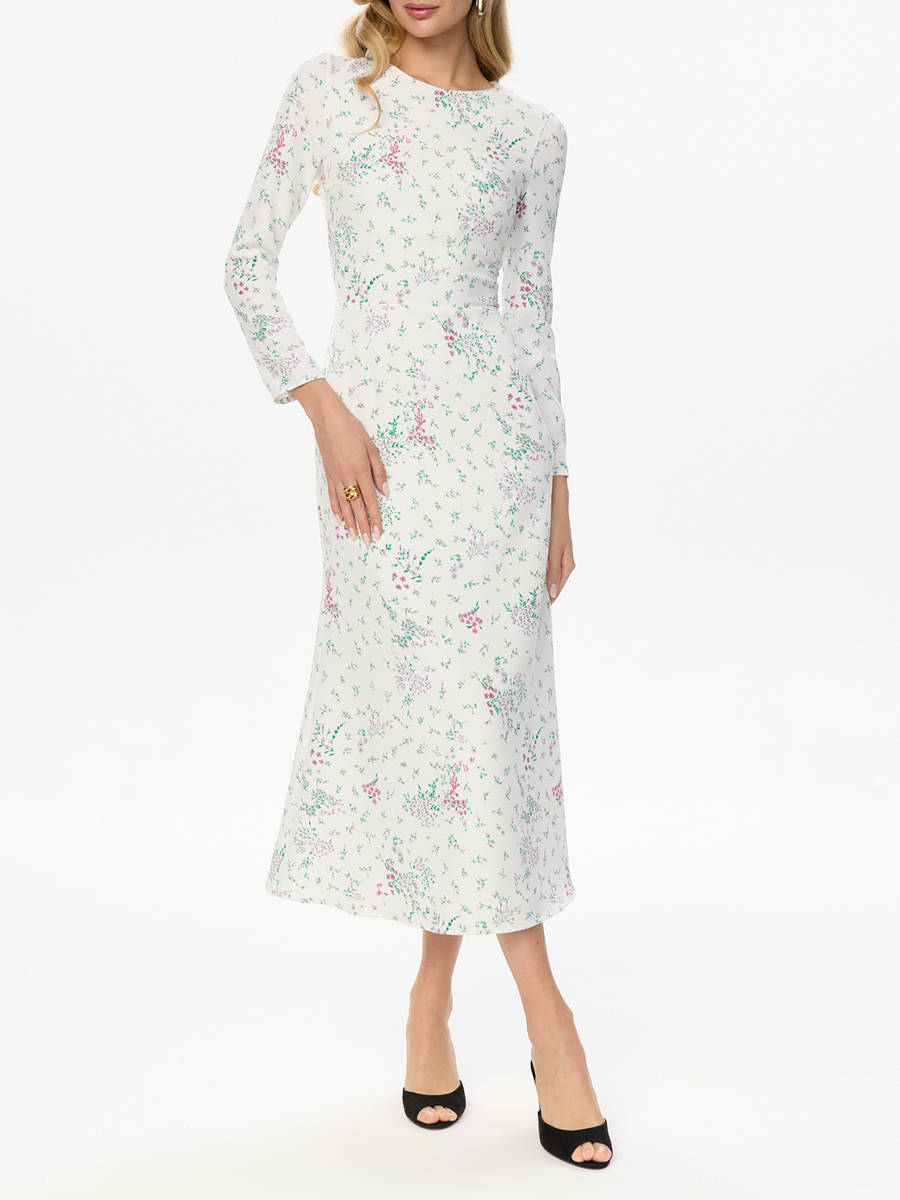 Платье с принтом