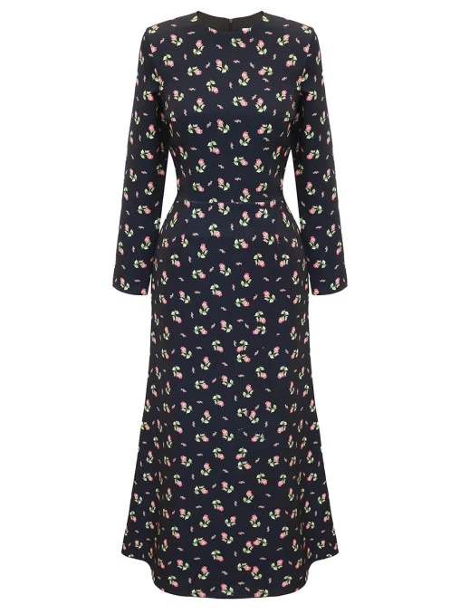 Платье с принтом POST MERIDIEM