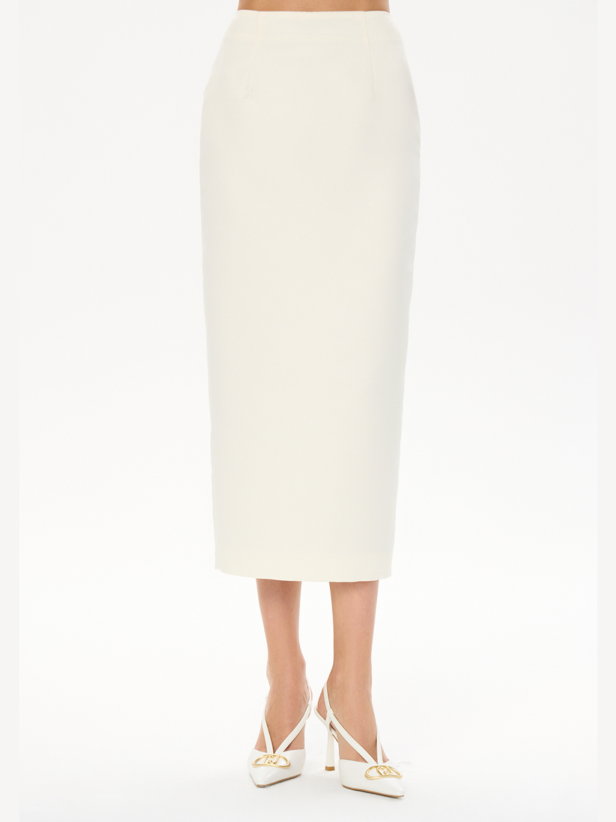 Юбка атласная