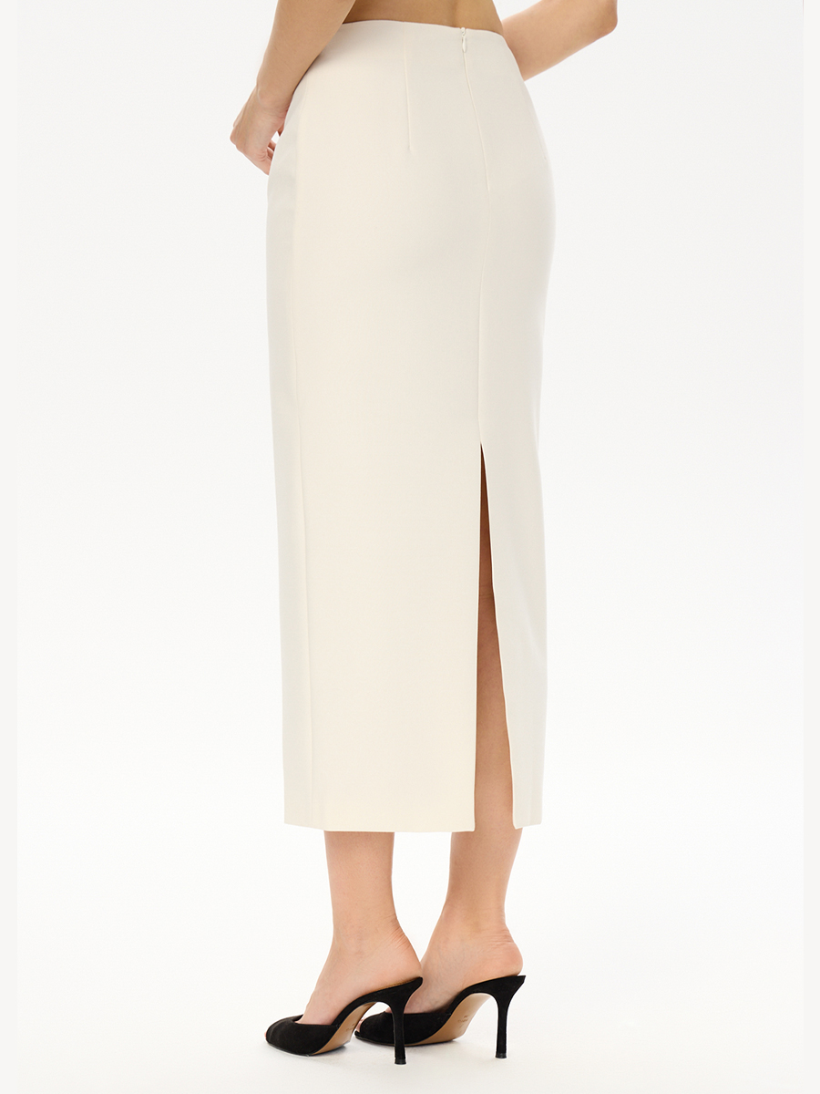 Юбка однотонная