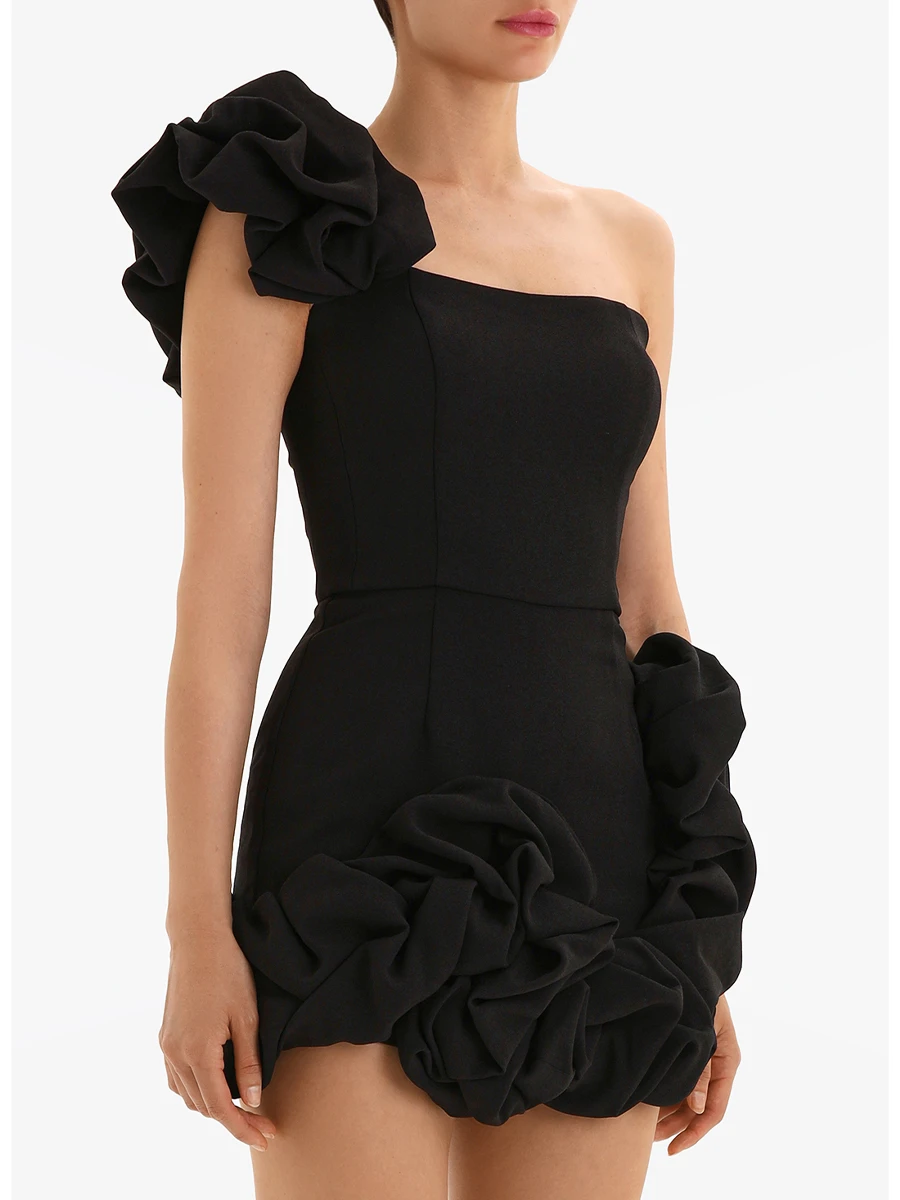 Платье однотонное