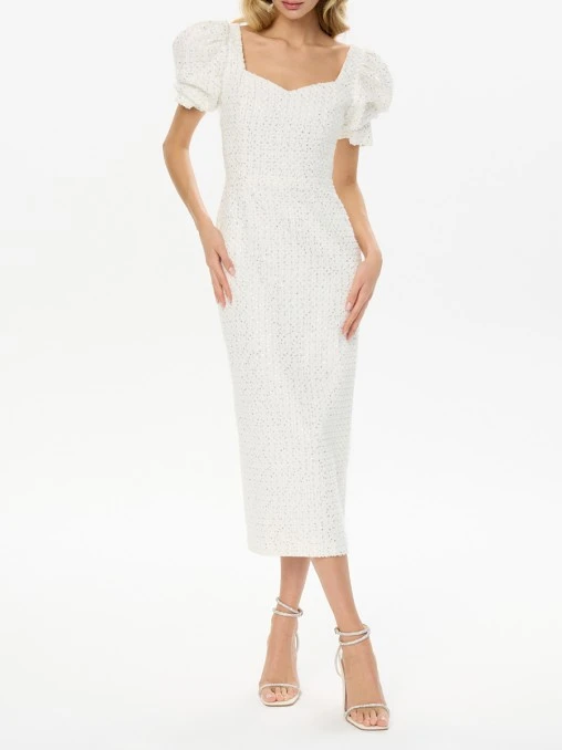 Платье джинсовое с пайетками POST MERIDIEM