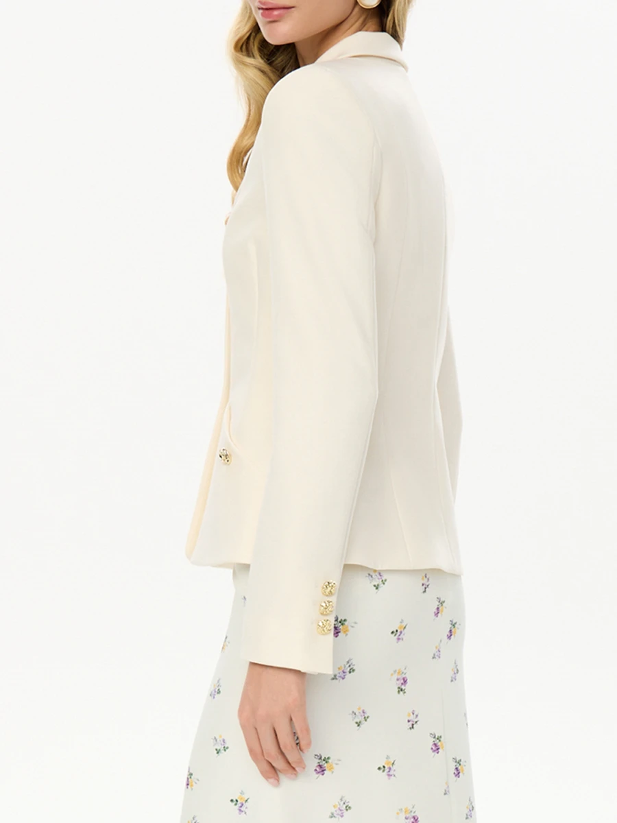 Жакет однотонный