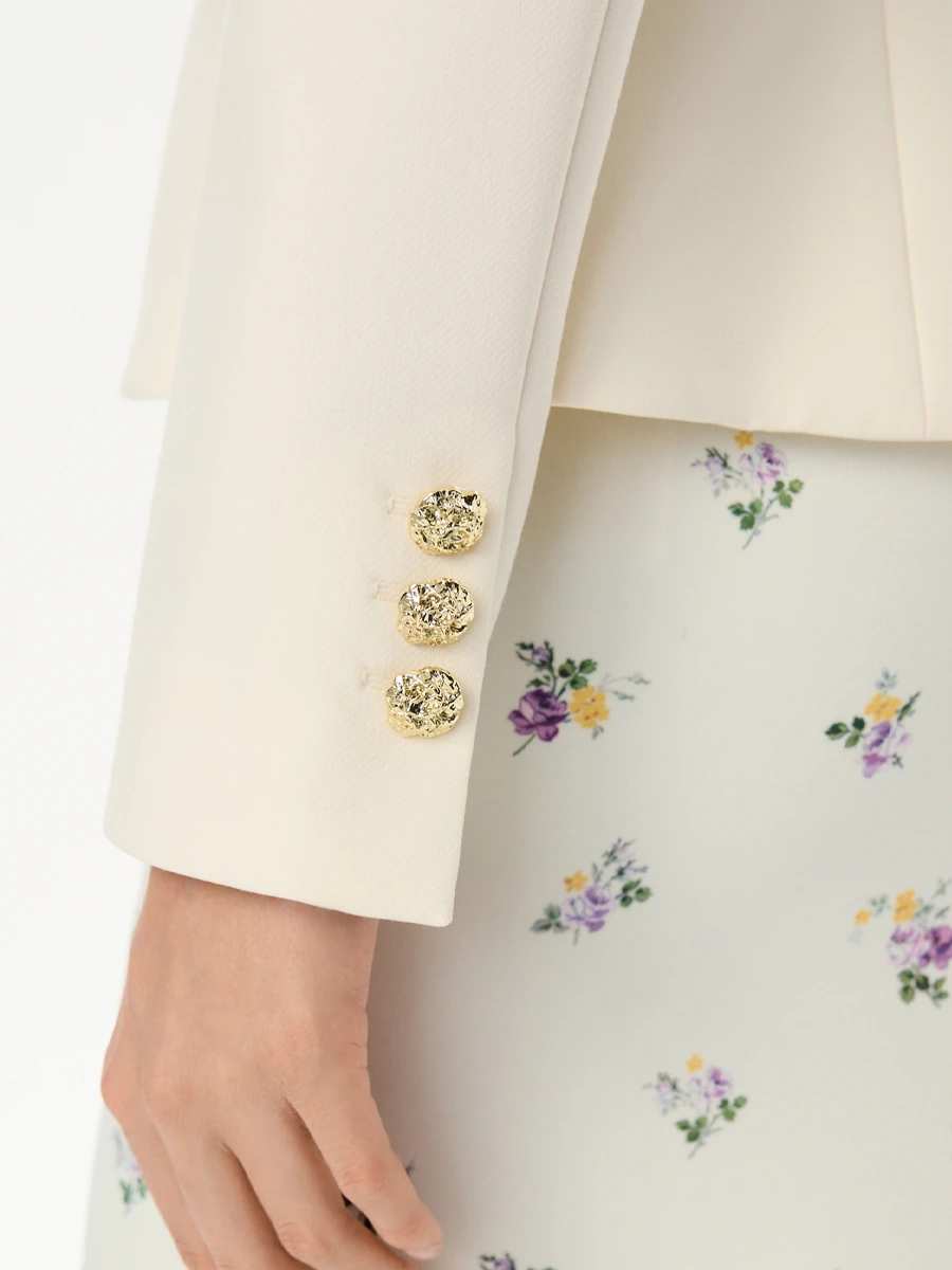 Жакет однотонный