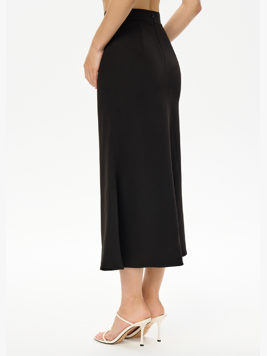 Юбка однотонная