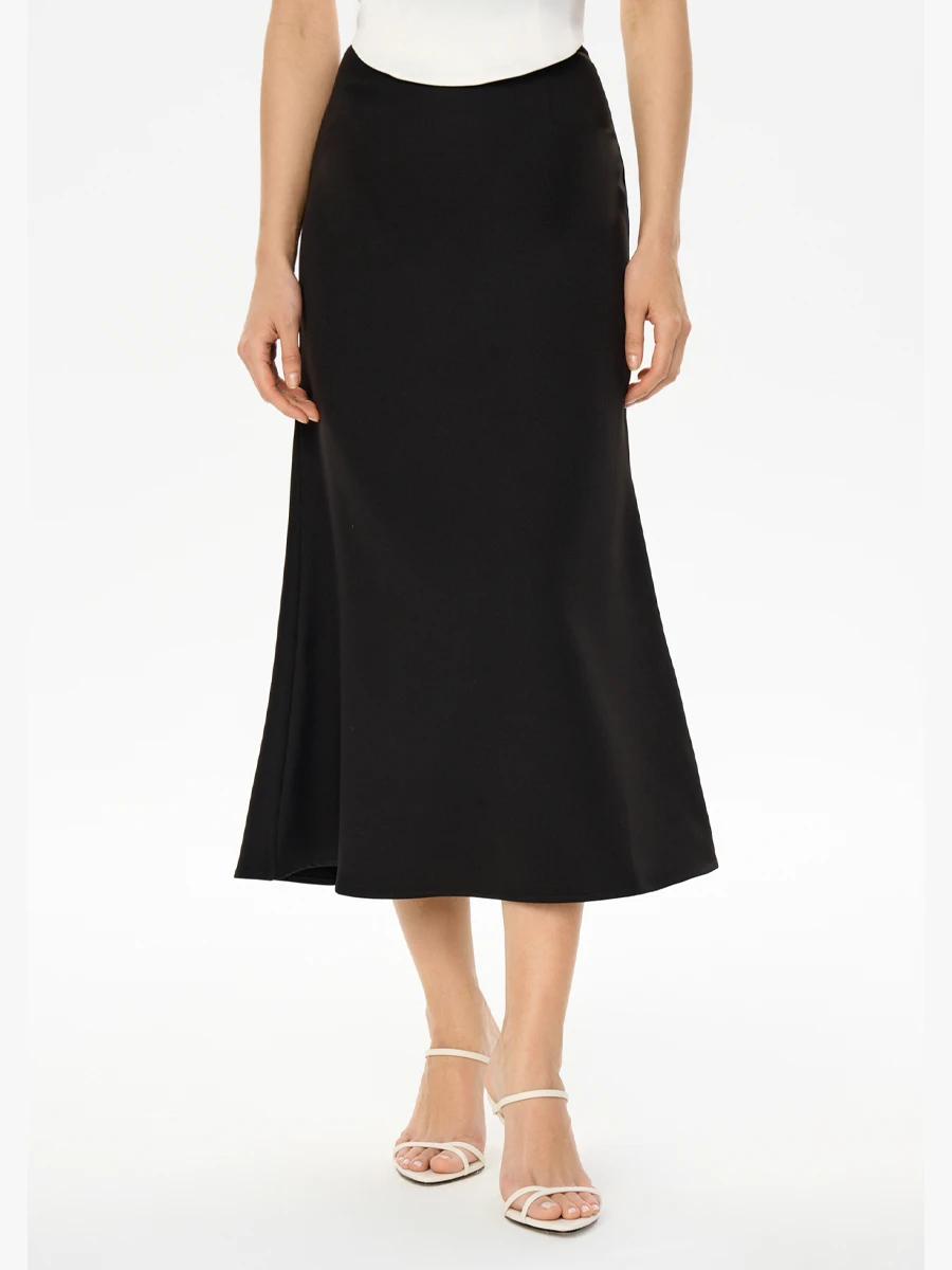 Юбка однотонная