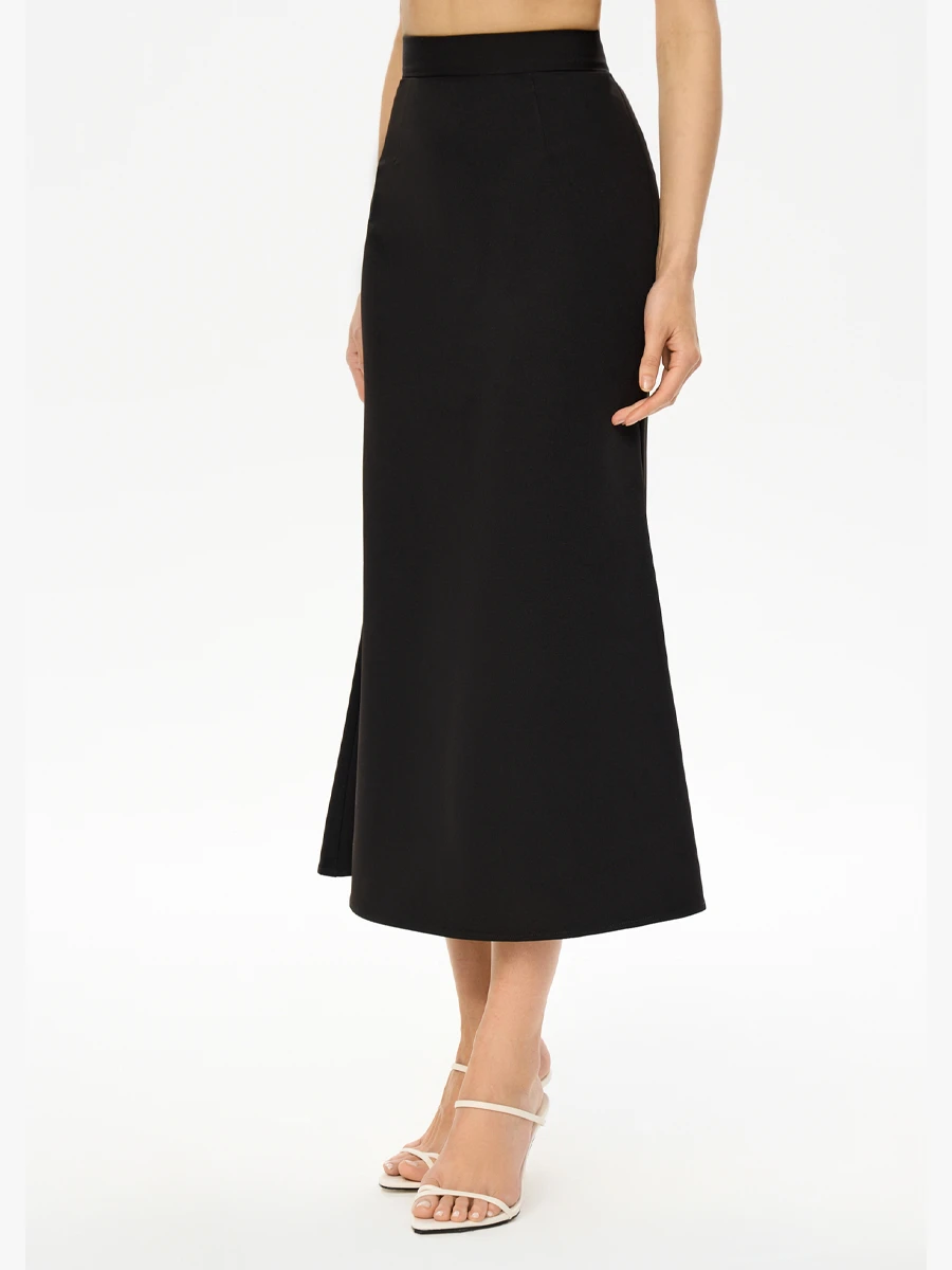 Юбка однотонная