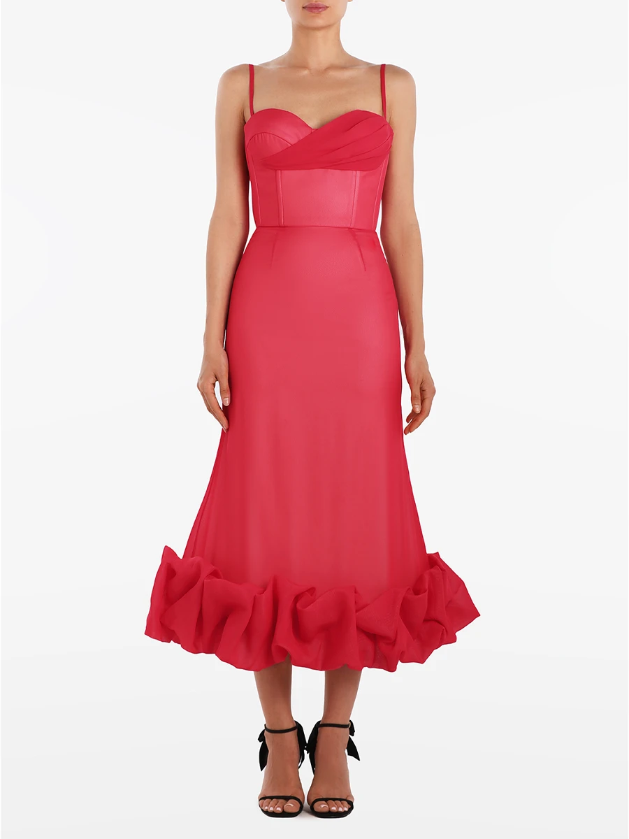 Платье однотонное