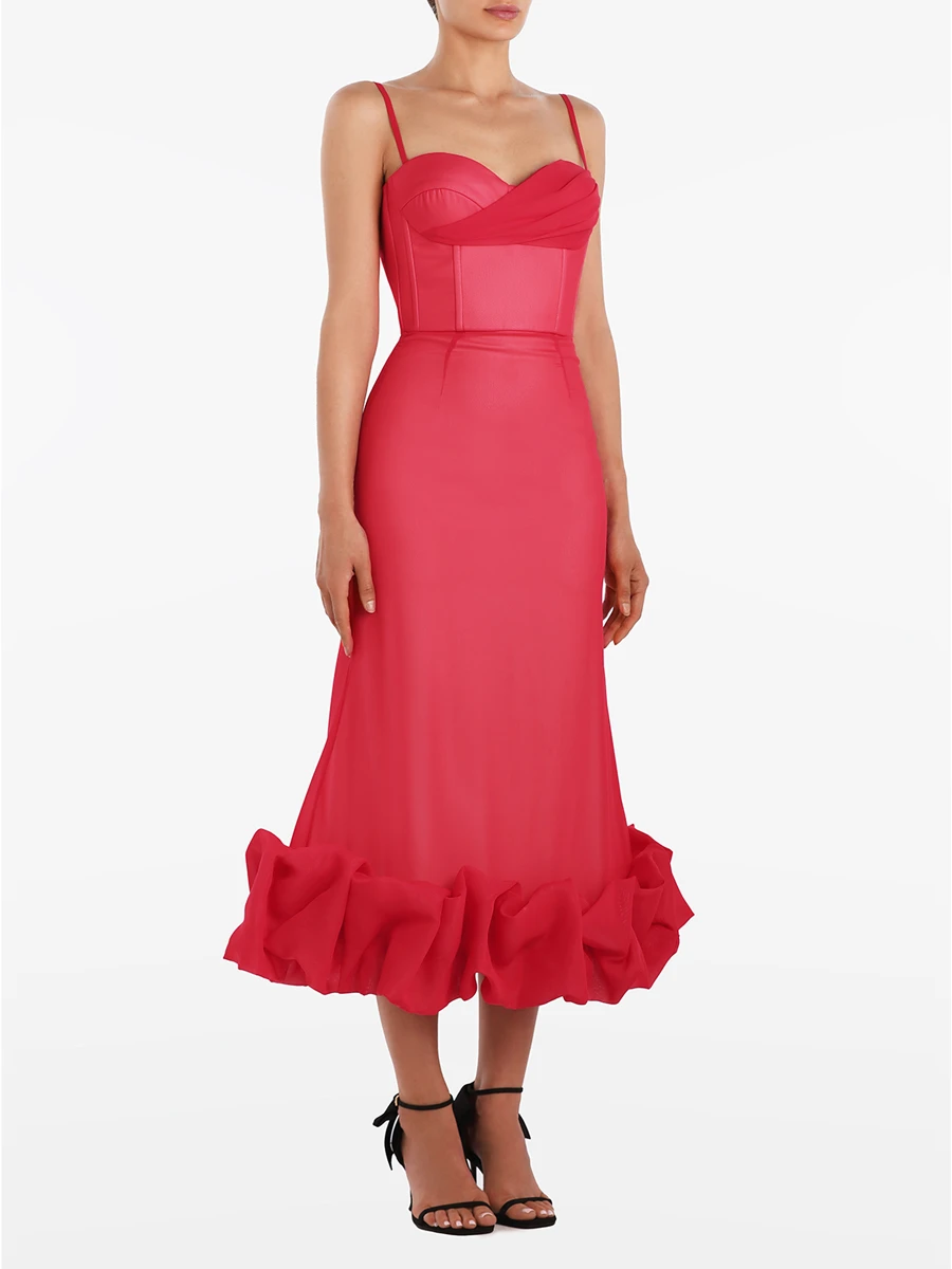 Платье однотонное