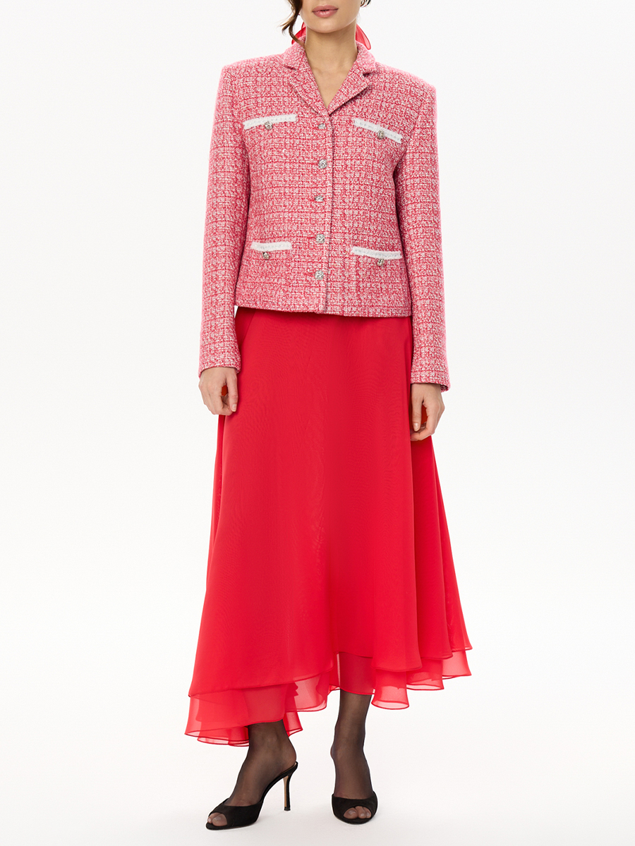 Юбка шифоновая