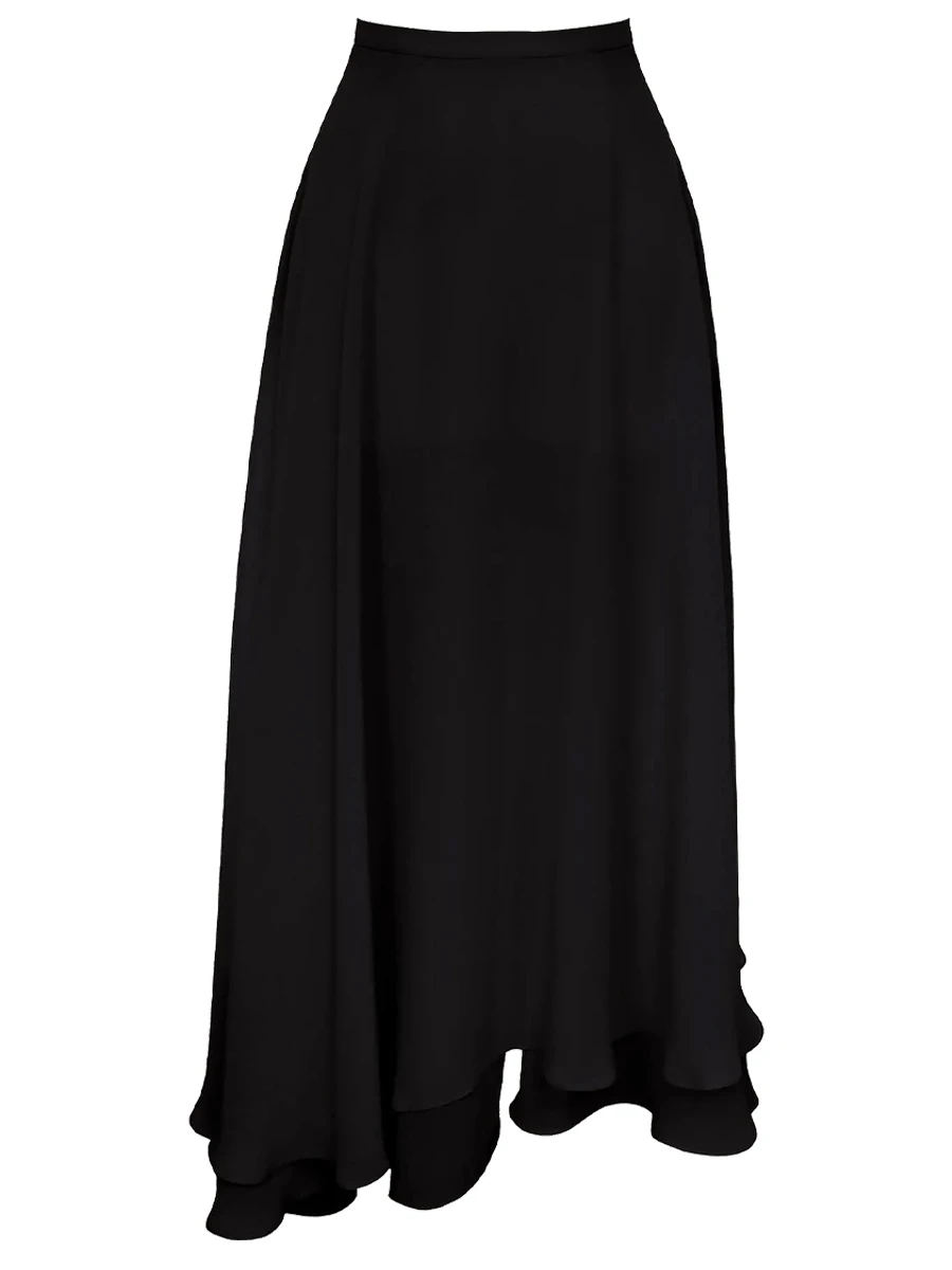 Юбка шифоновая