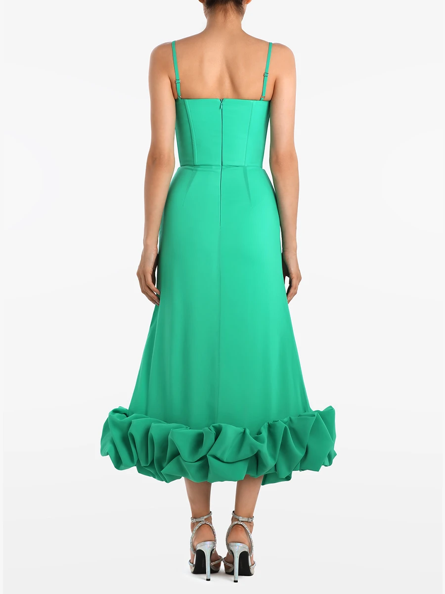 Платье однотонное