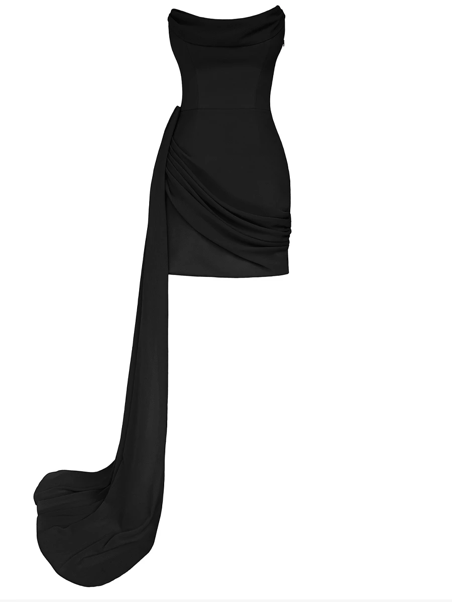 Платье с драпировкой