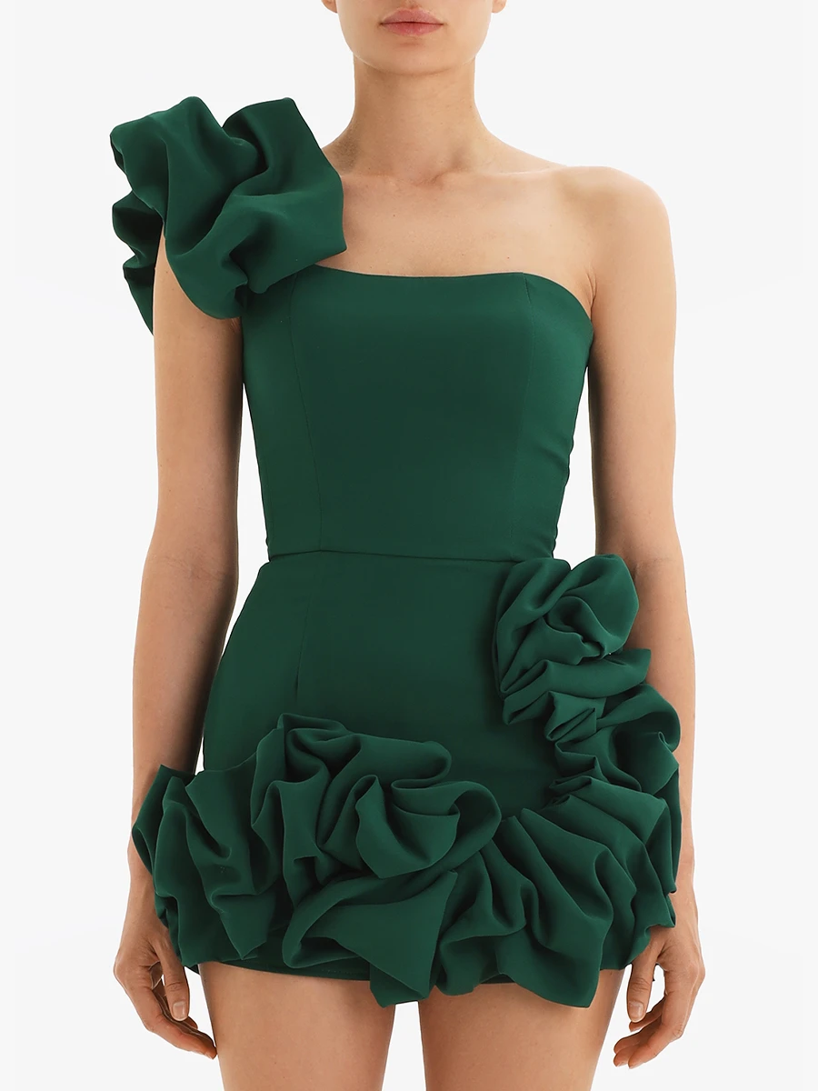 Платье однотонное