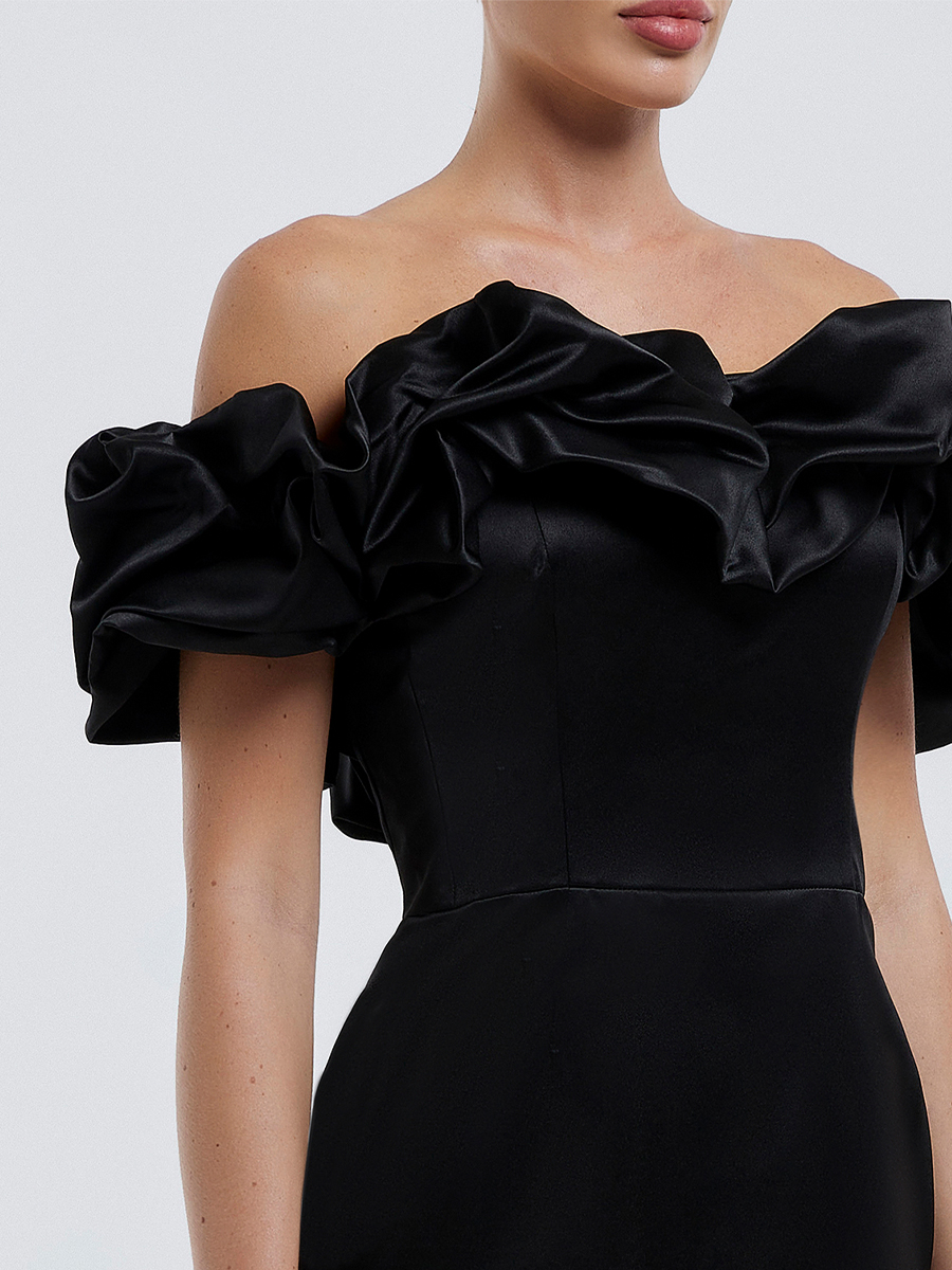 Платье однотонное