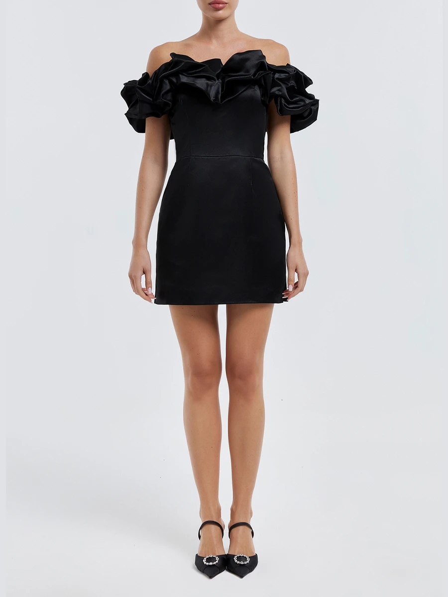 Платье однотонное