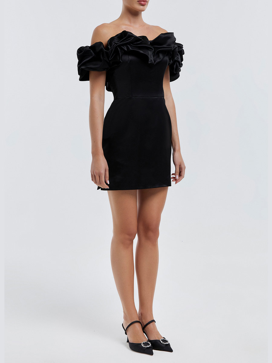 Платье однотонное