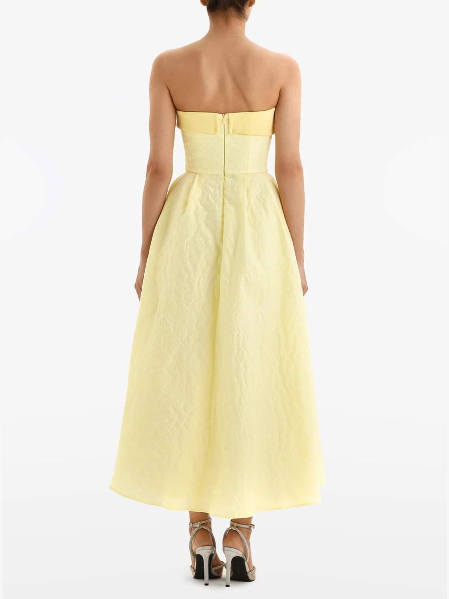 Платье из жаккарда