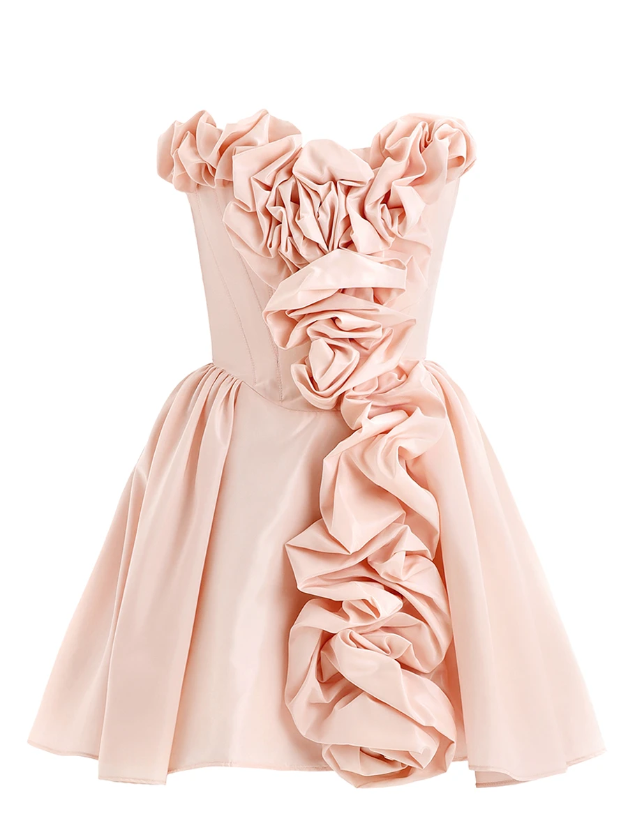 Платье атласное