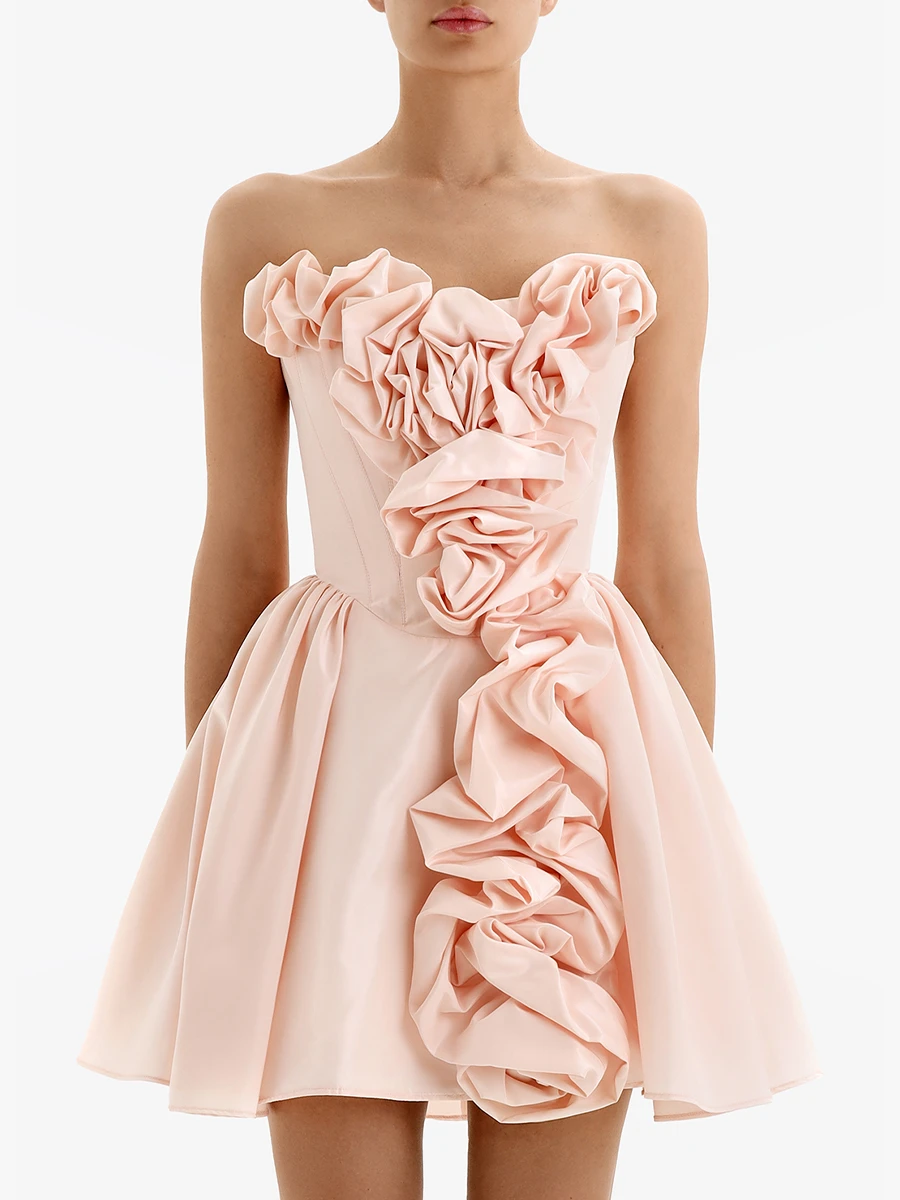 Платье атласное