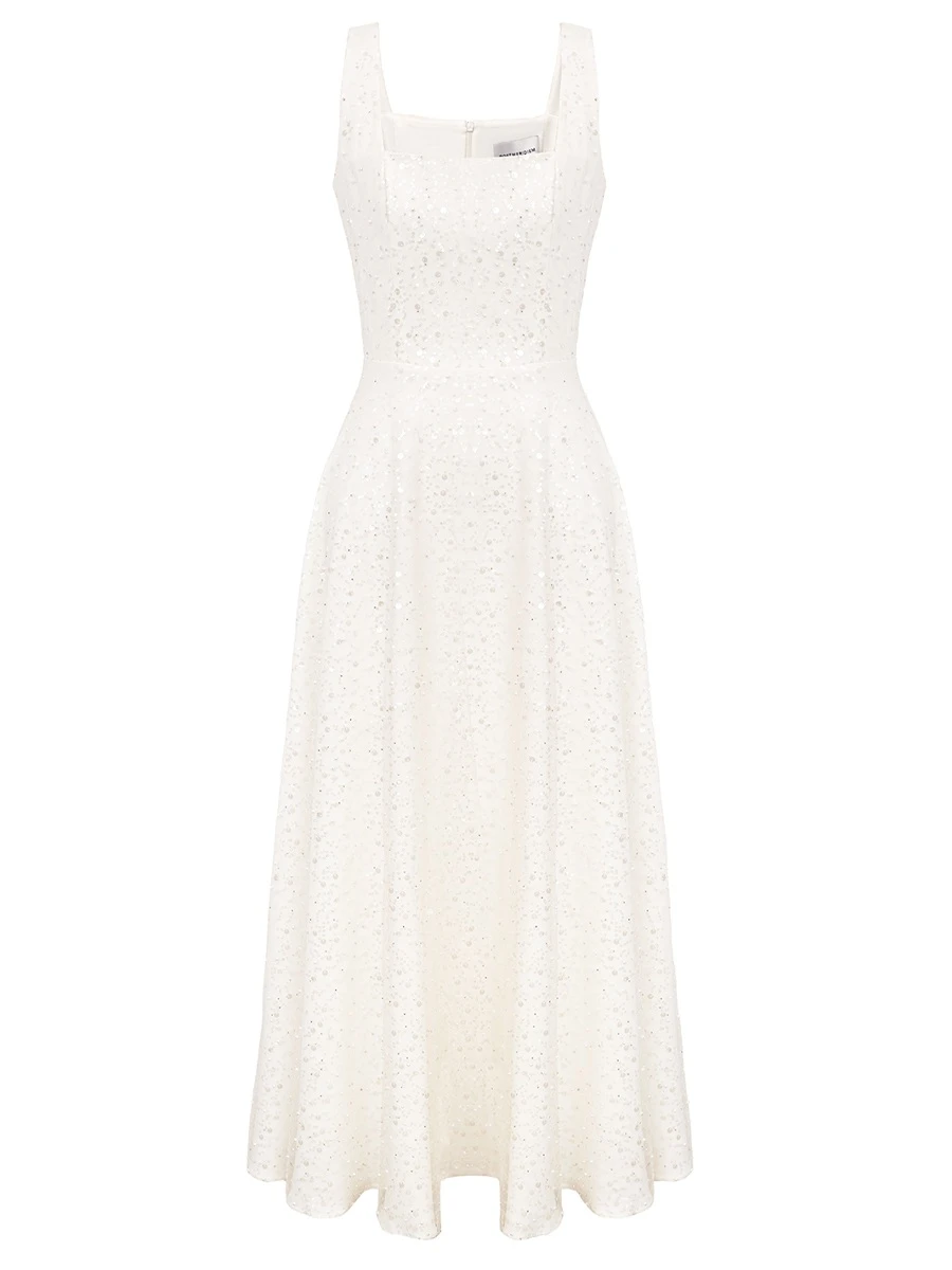 Платье Clarté с пайетками и бисером