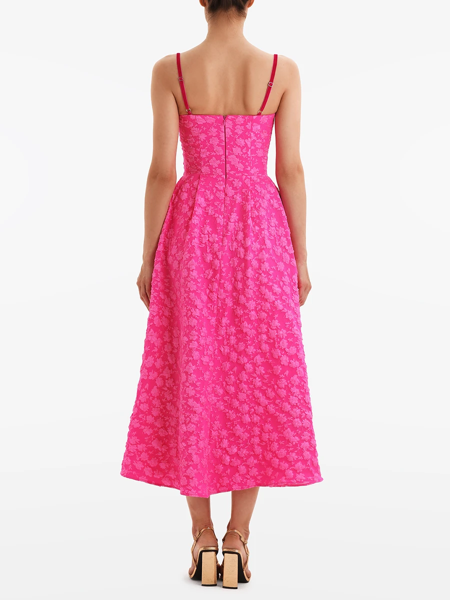 Платье из жаккарда