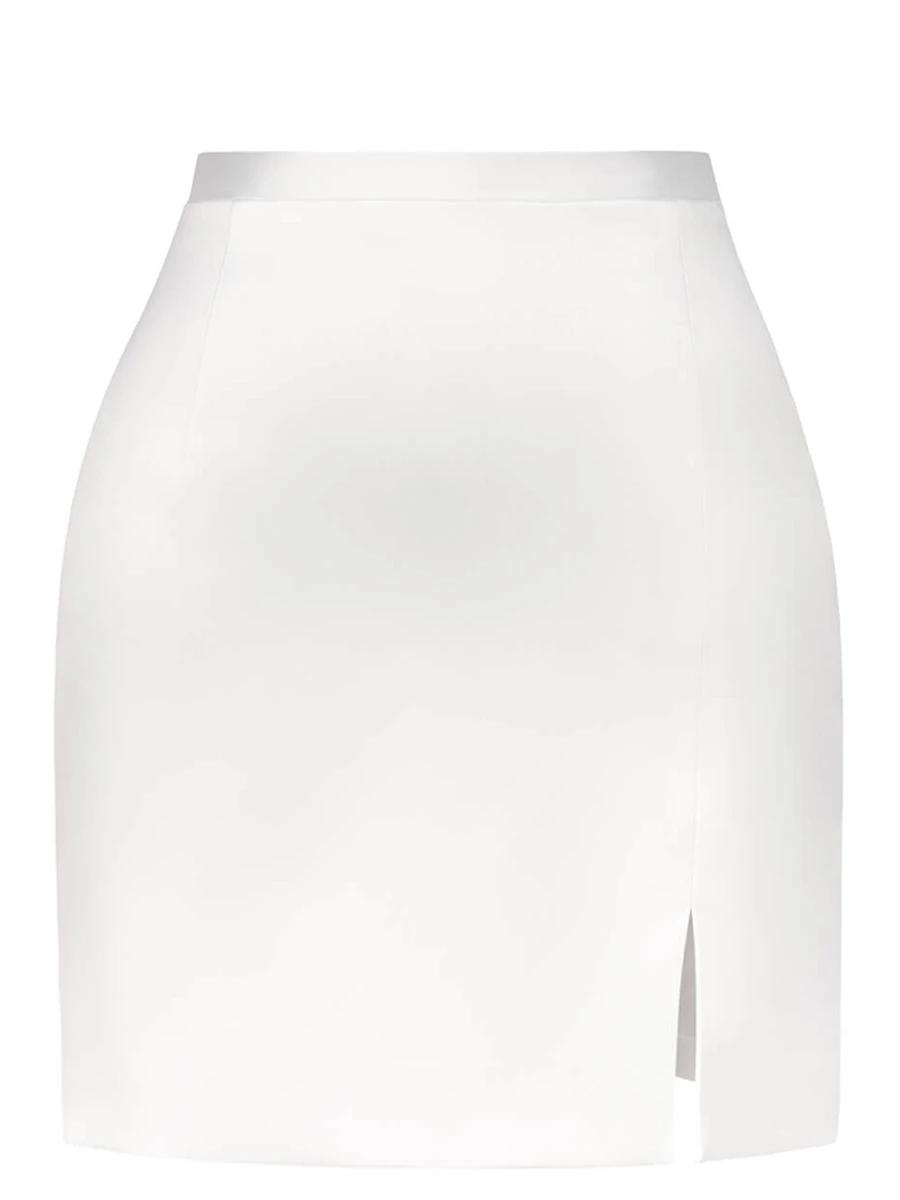 Юбка однотонная