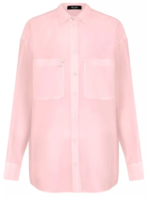 Рубашка из хлопка и тенселя FREE AGE