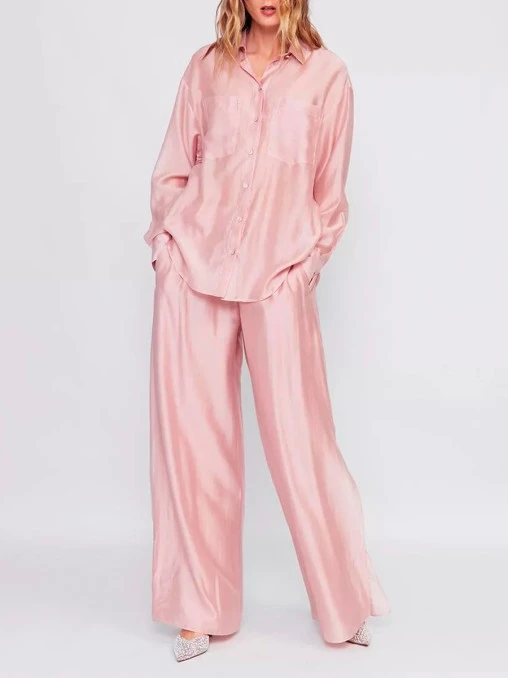 Рубашка из хлопка и тенселя FREE AGE