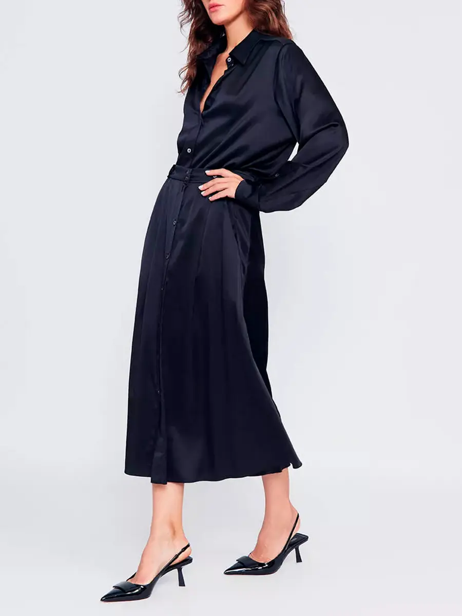 Юбка шелковая