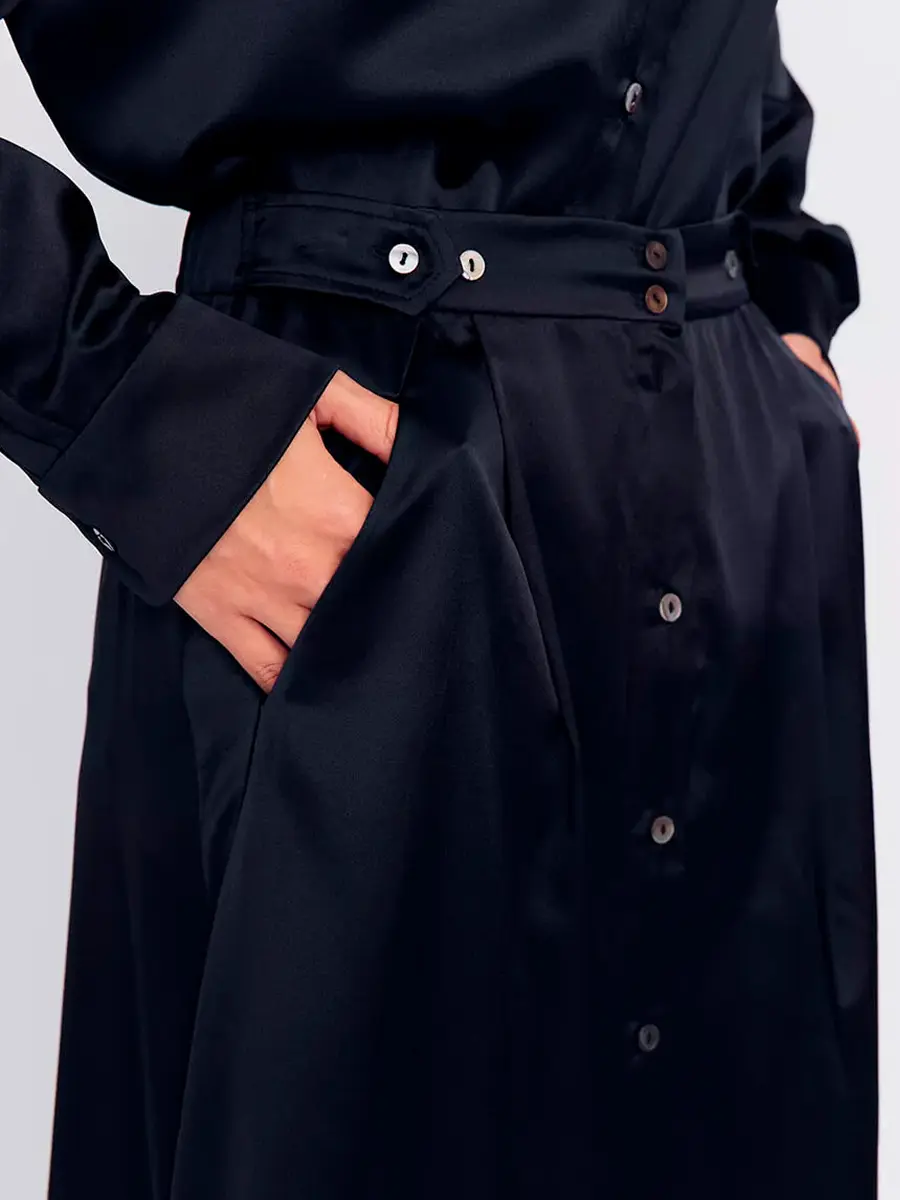 Юбка шелковая