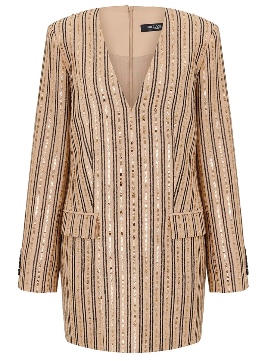 Платье из вискозы и льна