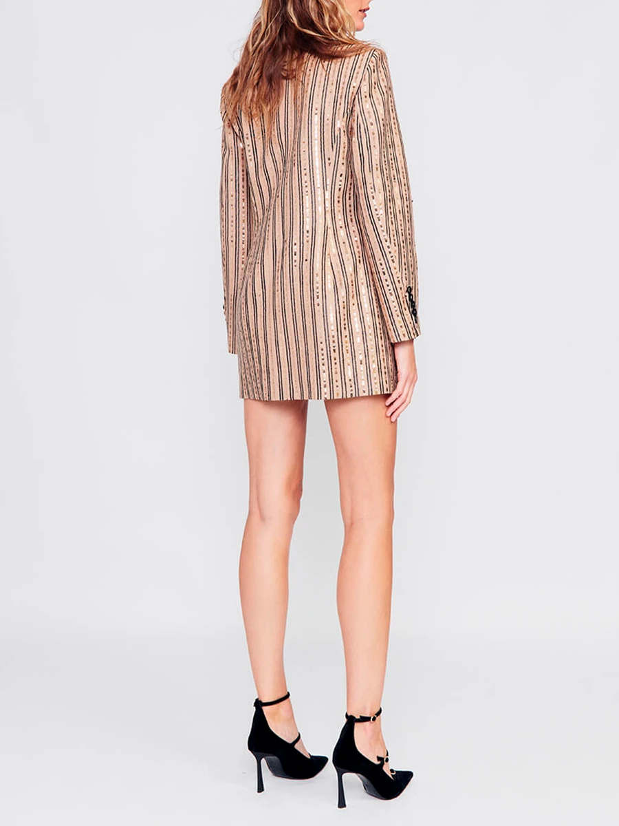 Платье из вискозы и льна