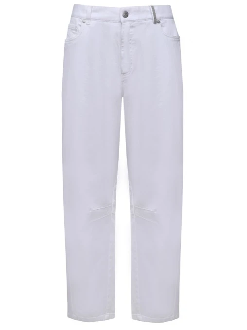 Джинсы-бойфренд хлопковые PANICALE