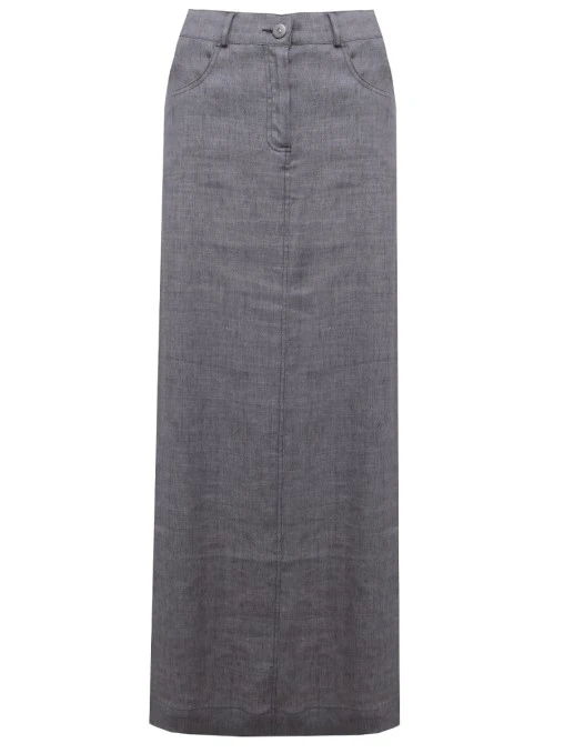 Юбка из вискозы и льна PANICALE
