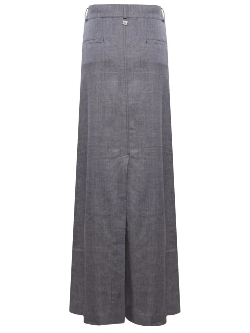 Юбка из вискозы и льна PANICALE