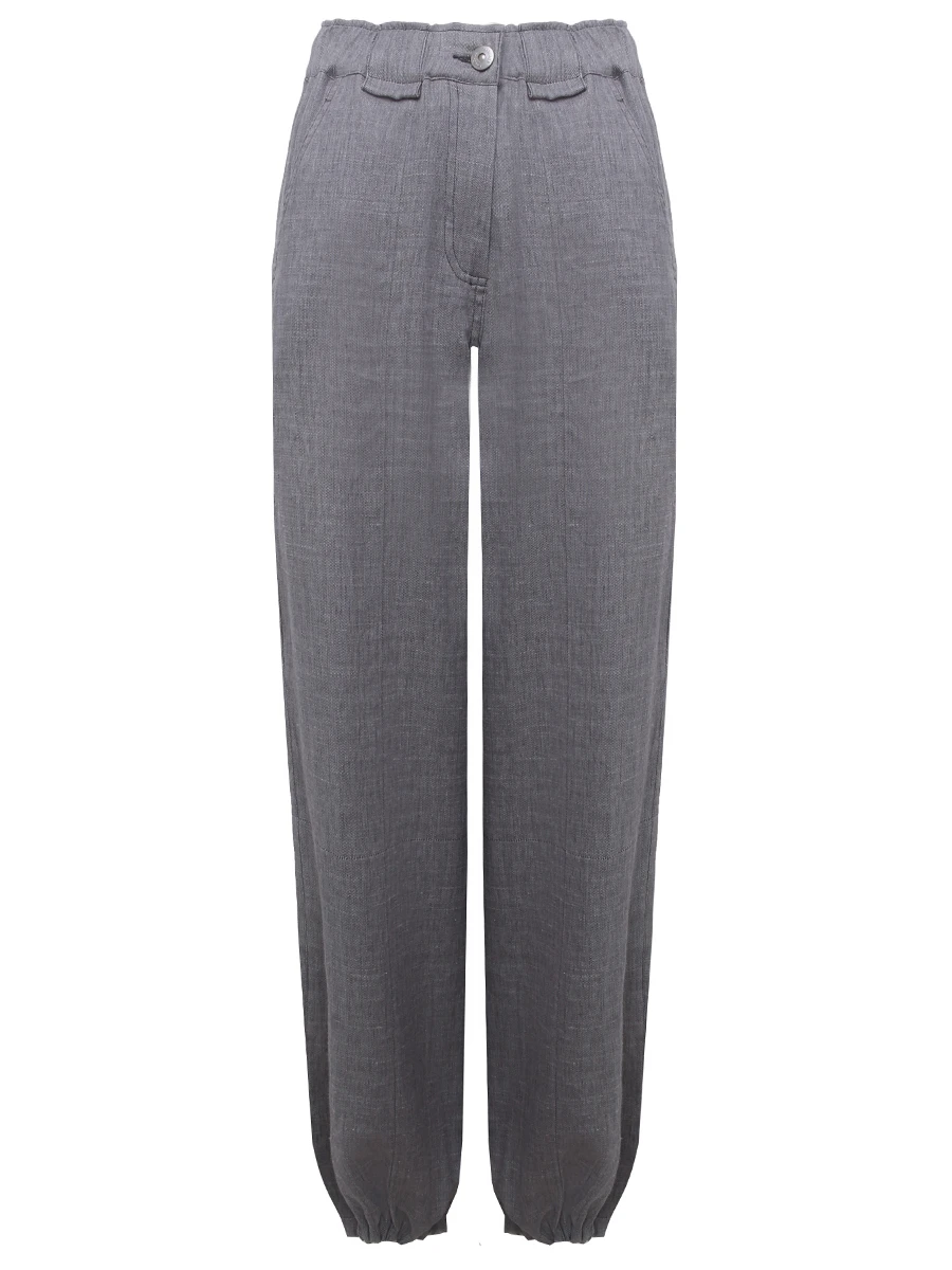 Брюки из вискозы и льна