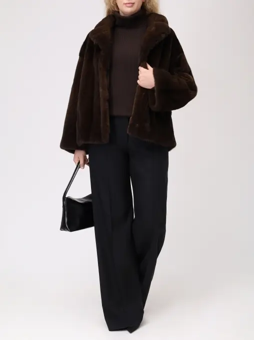 Полушубок «Вивиан» норковый AMELI