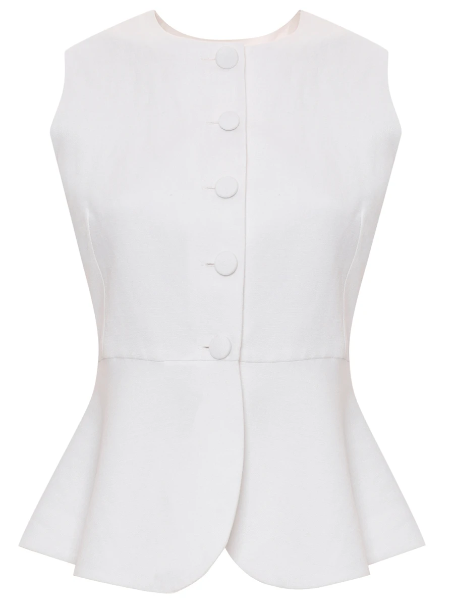 Жилет льняной