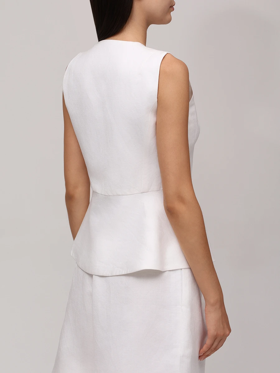 Жилет льняной