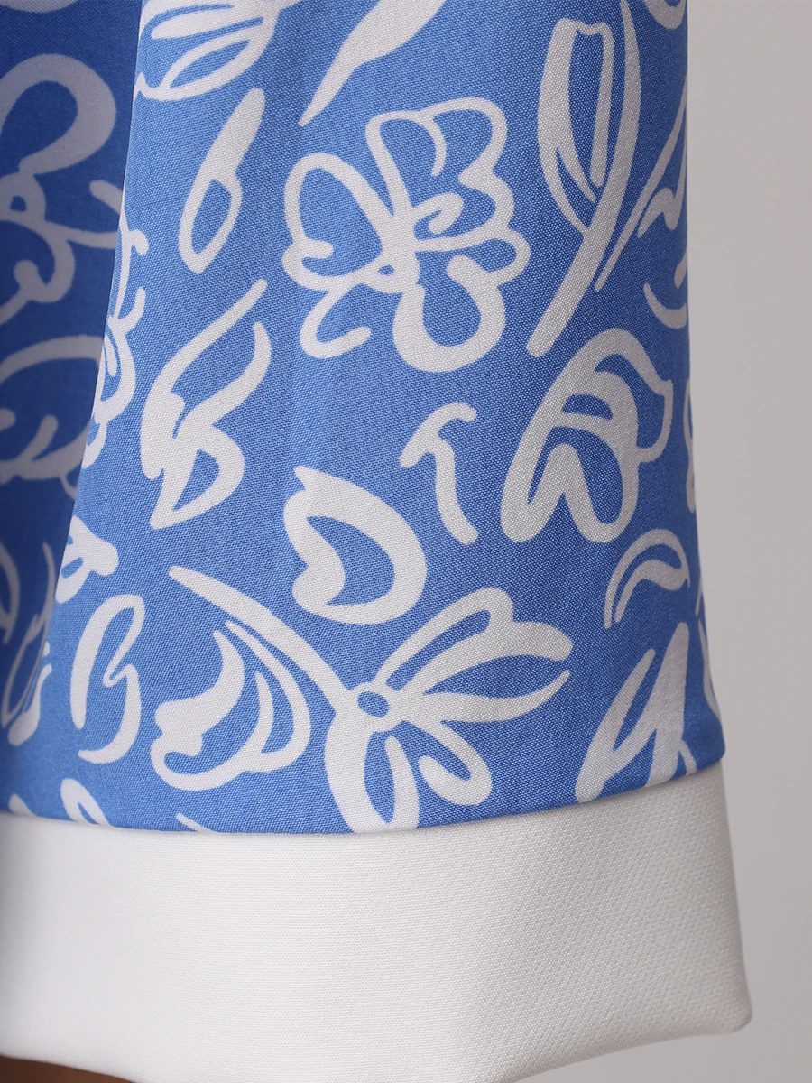 Платье Миконос с принтом