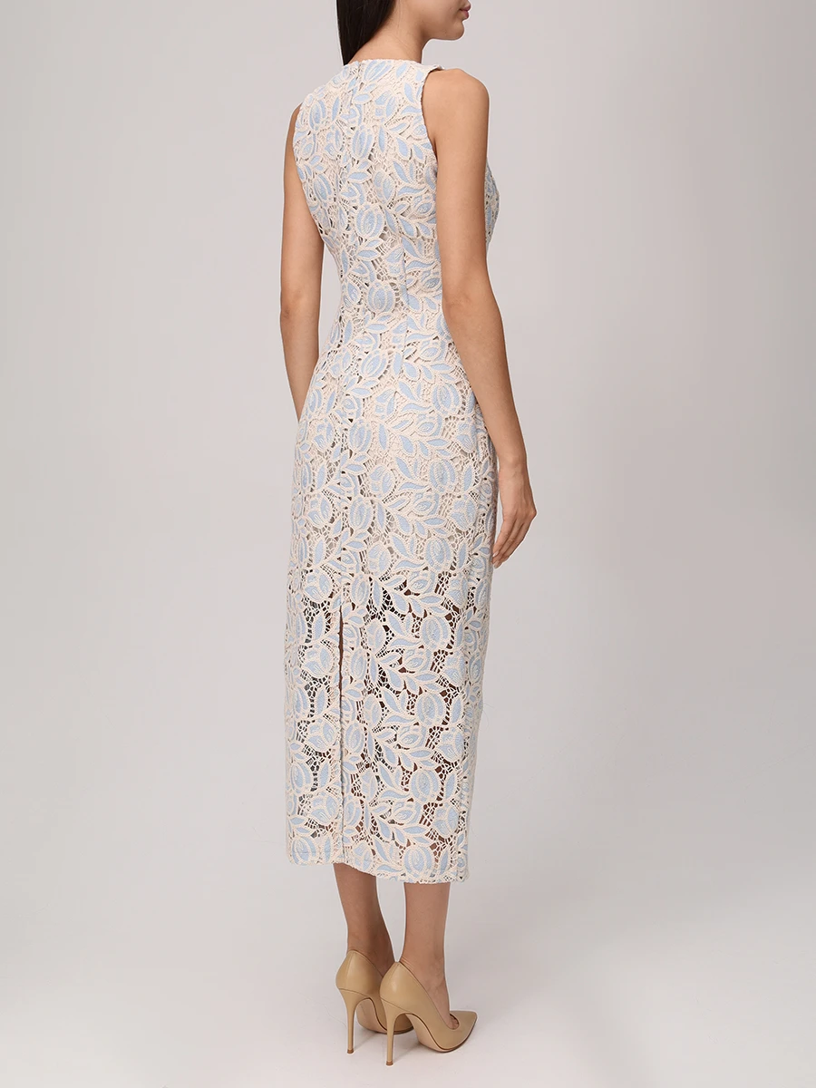 Платье-футляр кружевное