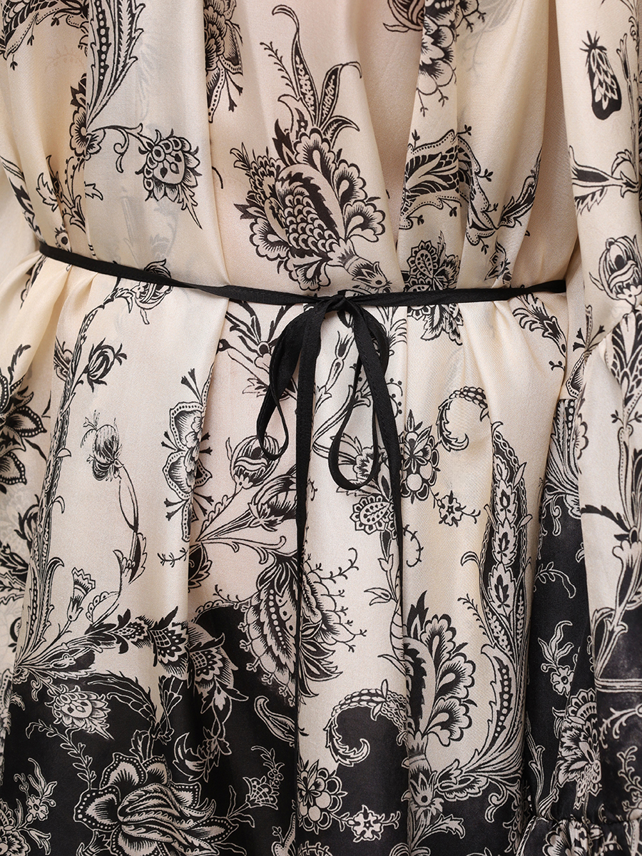 Платье шелковое