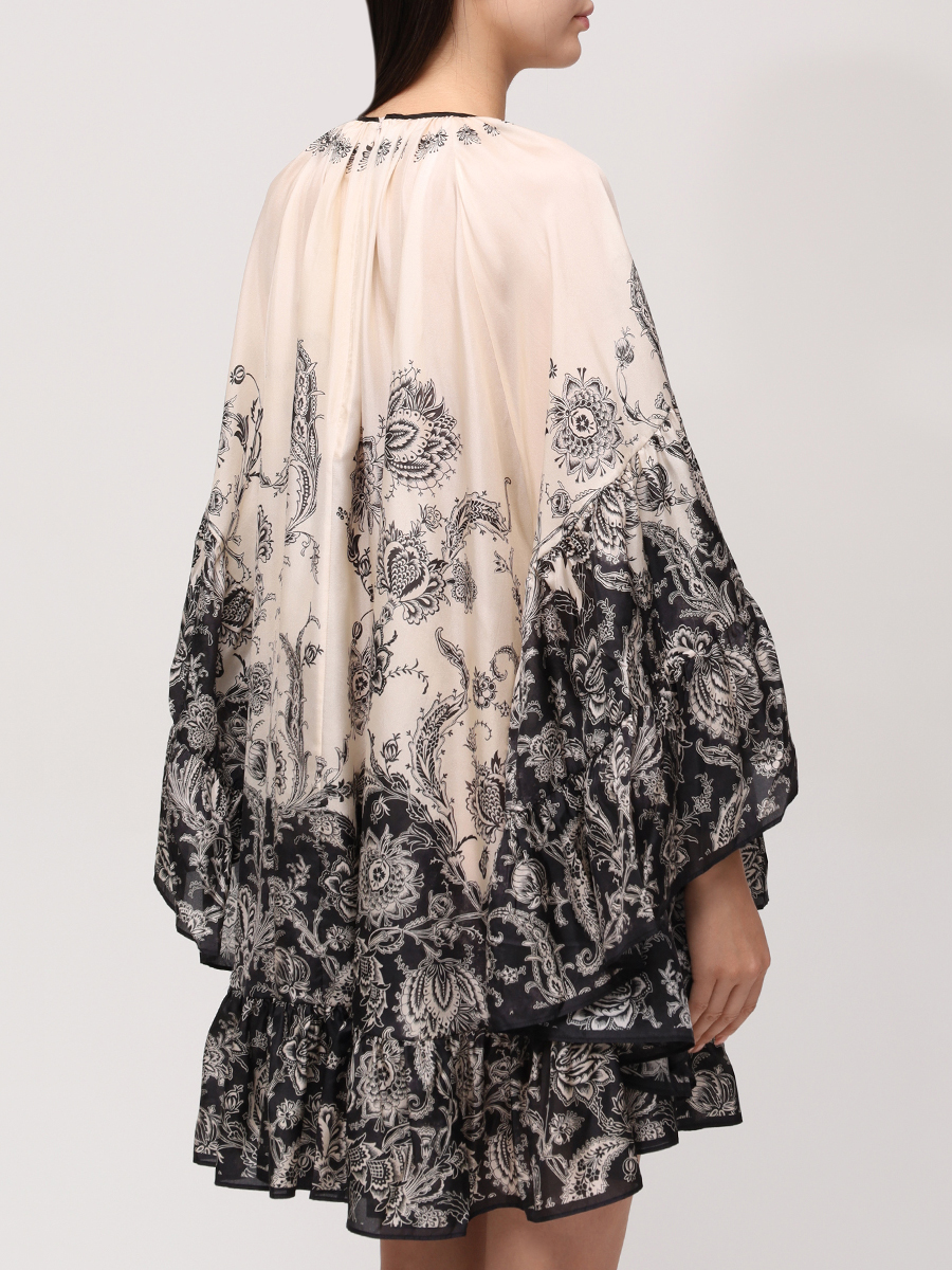 Платье шелковое