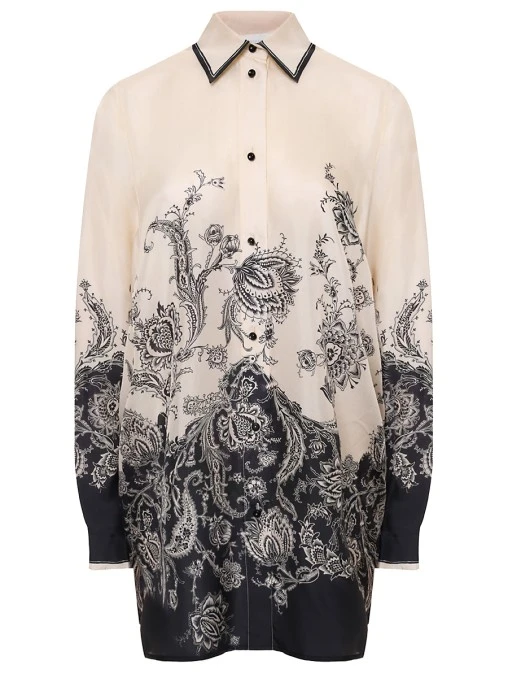 Рубашка шелковая ZIMMERMANN