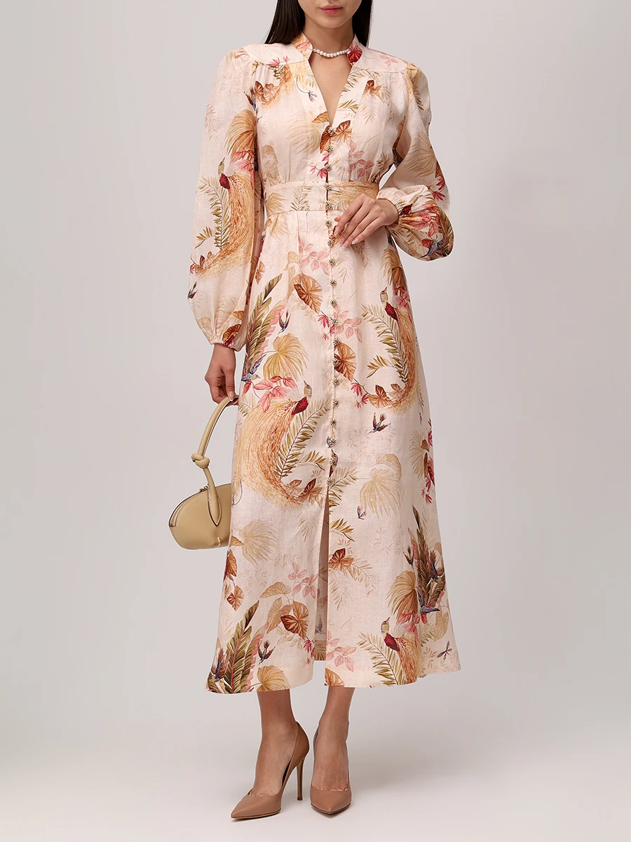 Платье льняное