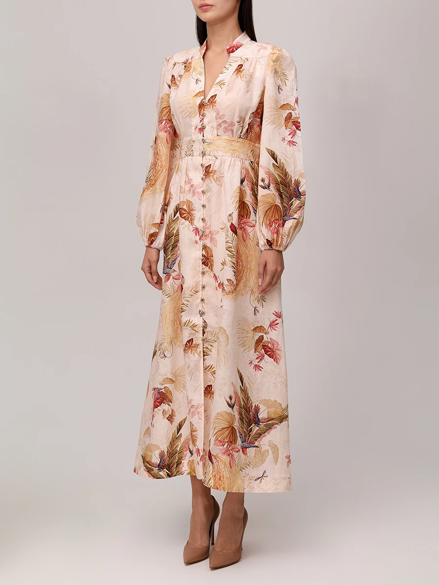 Платье льняное